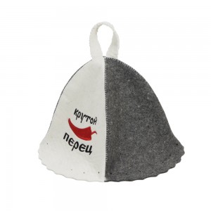 Personalized Wool Felt Sauna Cap | Moisture-Wicking & Anti-Odor