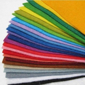 Wholesale Needle punched 100% polyester felt fabric polyester in roll