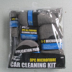 2022 new arrive hot sale microfiber cleaning cloths car care towel car cleaning kit set car wash tool kit
