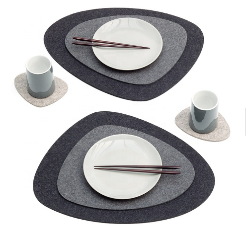 High Quality Car Polishing Pads For Drill - Round Wool Felt Placemats  – Rolking