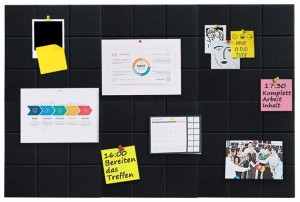 Large Square Pinboard Tiles for Photos, Notes, Letter