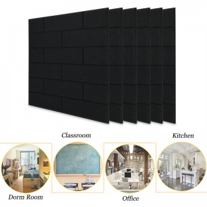 felt acoustic panels elements with sound and pollutant absorbing effect