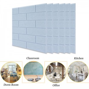 Lig-on nga Pin Board nga adunay Beveled Edge para sa Home Office Classroom Wall Dekorasyon