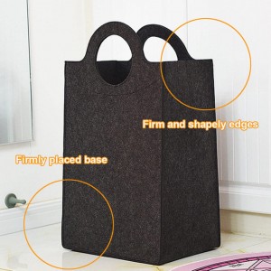 Felt Toys Container Laundry Hamper Foldable Felt Storage Basket