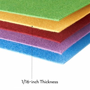 Wholesale Eco-friendly 1-5mm polyester felt fabric