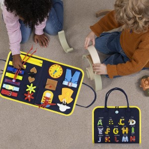 Toddler Montessori Busy Board Felt Activity Busy Board Educational Toys Baby Toys