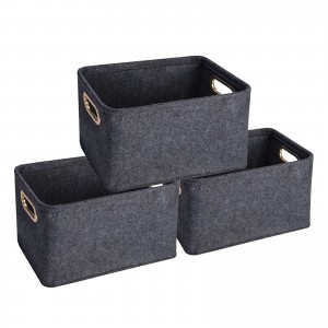 multi-functional unbreakable fabric large foldable storage basket storage box