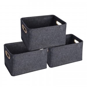 multi-functional unbreakable fabric large foldable storage basket storage box