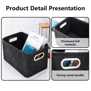 multi-functional unbreakable fabric large foldable storage basket storage box