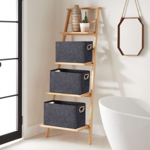 multi-functional unbreakable fabric large foldable storage basket storage box