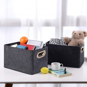 multi-functional unbreakable fabric large foldable storage basket storage box