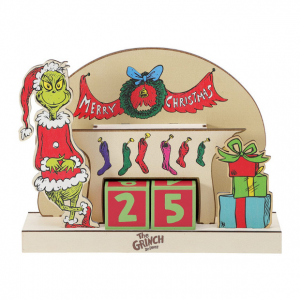 8.7 Inch Dr. Seuss Fireplace Advent Countdown Calendar Multicolor Home Decor