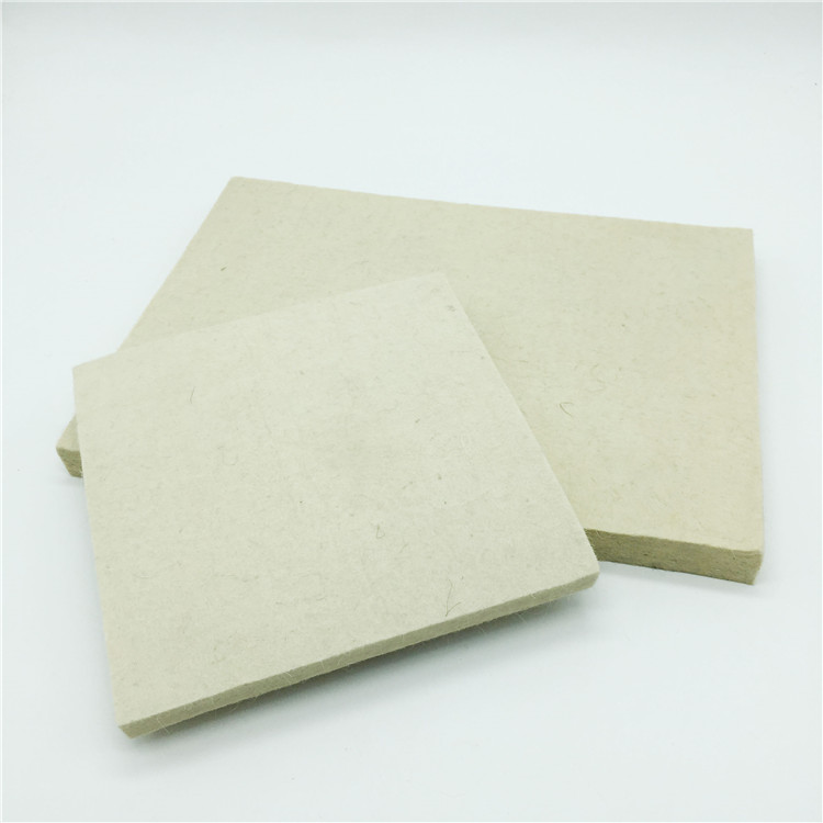 China high density pressed felt white industrial wool felt