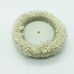 Automobile Single-Sided Wool Polishing Pad 3Inch Self-Adhesive Disc for Wet Polishing & Car Bodies