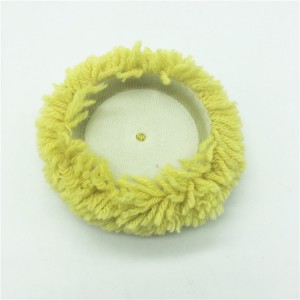 Automobile Single-Sided Wool Polishing Pad 3Inch Self-Adhesive Disc for Wet Polishing & Car Bodies