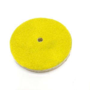 wool felt wheels with hook and loop