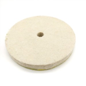 wool felt wheels with hook and loop