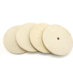 wool felt wheels with hook and loop