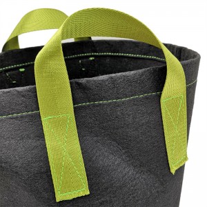 5-Pack 10 Gallon Grow Bags Heavy Duty Thickened Nonwoven Fabric Containers for Potato/Plant Growing Pots with Handles