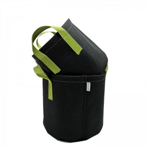 5-Pack 10 Gallon Grow Bags Heavy Duty Thickened Nonwoven Fabric Containers for Potato/Plant Growing Pots with Handles