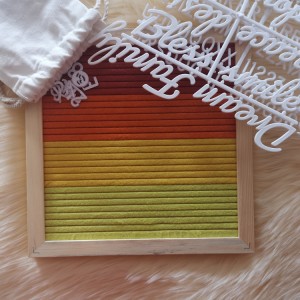 New Arrival Rainbow Letter Board