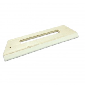 Felt applicator wool felt squeegee with wood handle