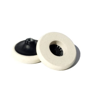 wool felt wheel with M14 thread