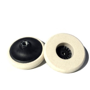 wool felt wheel with M14 thread