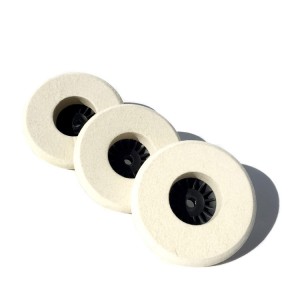 wool felt wheel with M14 thread