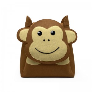 Animal felt Storage Bins Basket Cube Shelf Organizer for Kids Toys Box Monkey Clothes Towels Nursery Room Decor