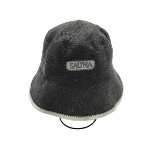 Hot Sale Custom Logo Color 100% Wool Felt Sauna Hat Wool