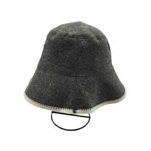 Hot Sale Custom Logo Color 100% Wool Felt Sauna Hat Wool