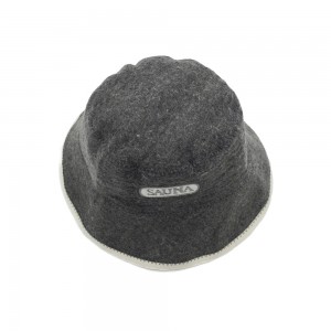 Hot Sale Custom Logo Color 100% Wool Felt Sauna Hat Wool