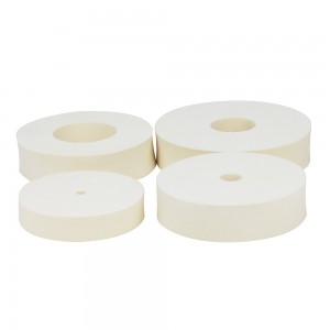 100 Pack Of 25x7mm Wool Felt Polishing Wheels For Jewelry & Metal Buffing