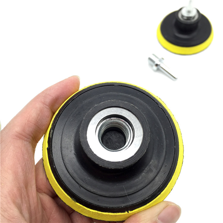 Lowest Price for Aluminum Buffing Wheel - 3 inch Yellow Backer Pad with M14 thread – Rolking