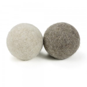 Neutral Tone Organic Wool Dryer Balls | Eco Laundry Essentials
