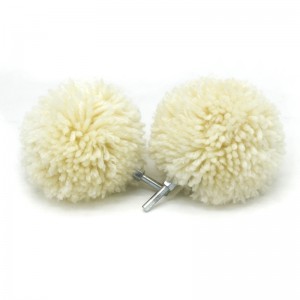 drill wool polishing ball 80mm for car cleaning