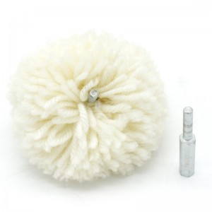 drill wool polishing ball 80mm for car cleaning