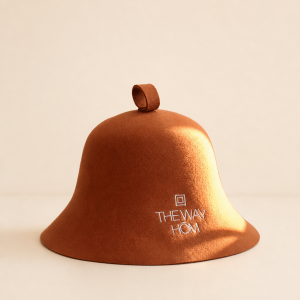 Merino Wool Sauna Cap: Keeps Head Cool, Absorbs Sweat, Fully Customizable Breathable
