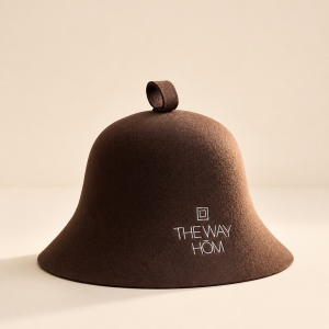 Merino Wool Sauna Cap: Keeps Head Cool, Absorbs Sweat, Fully Customizable Breathable