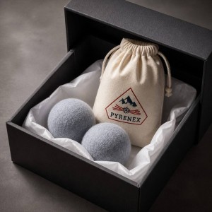 6cm 2 Pieces Balls Per Pack Wool Dyer Balls for Laundry
