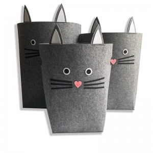 Felt Storage Basket in Animal shape 3pcs one set