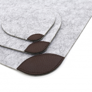 Felt Table Placemat Heat Resistant Eco-Friendly Polyester Felt Place Mat