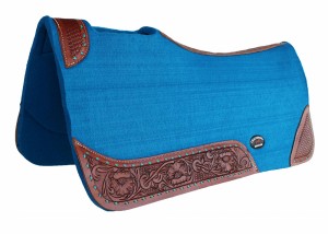 Handcrafted Synthetic Felt Performance Saddle Pad with Wear Leathers for Horse Saddle Pad