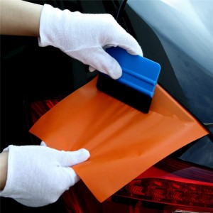 Plastic Felt Edge Squeegee 4 Inch for Car Vinyl Scraper Decal Applicator Tool