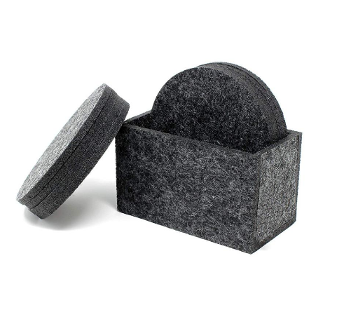 China Manufacturer for Rubber Sanding Pad - Felt Cup Coaster With a Holder – Rolking