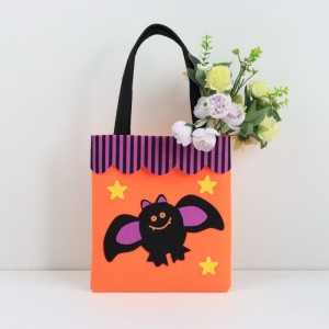Halloween felt candy bag, festival felt bag
