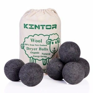 Gray Wool Dryer Balls