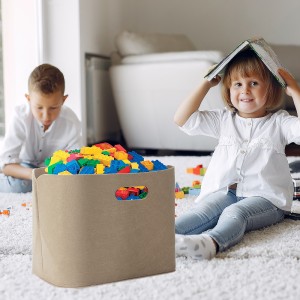 Children playing with lego in a playing room