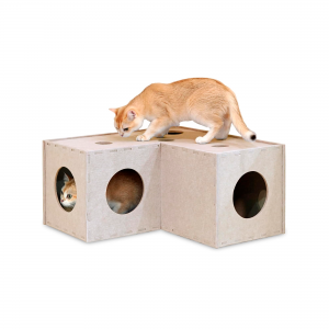 Multi Color Acoustic Felt Panel Cat Bed – Popular Cat Cave House, Eco-friendly Durable Pet Bed for Indoor Pet Supplies